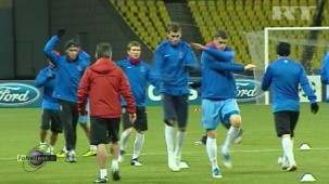 Trening fudbalera CSKA iz Moskve, uoči utakmice sa turskim Trabzonom, u Ligi šampiona